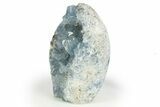 Free-Standing Crystal Filled Celestine Geode - Madagascar #303864-2